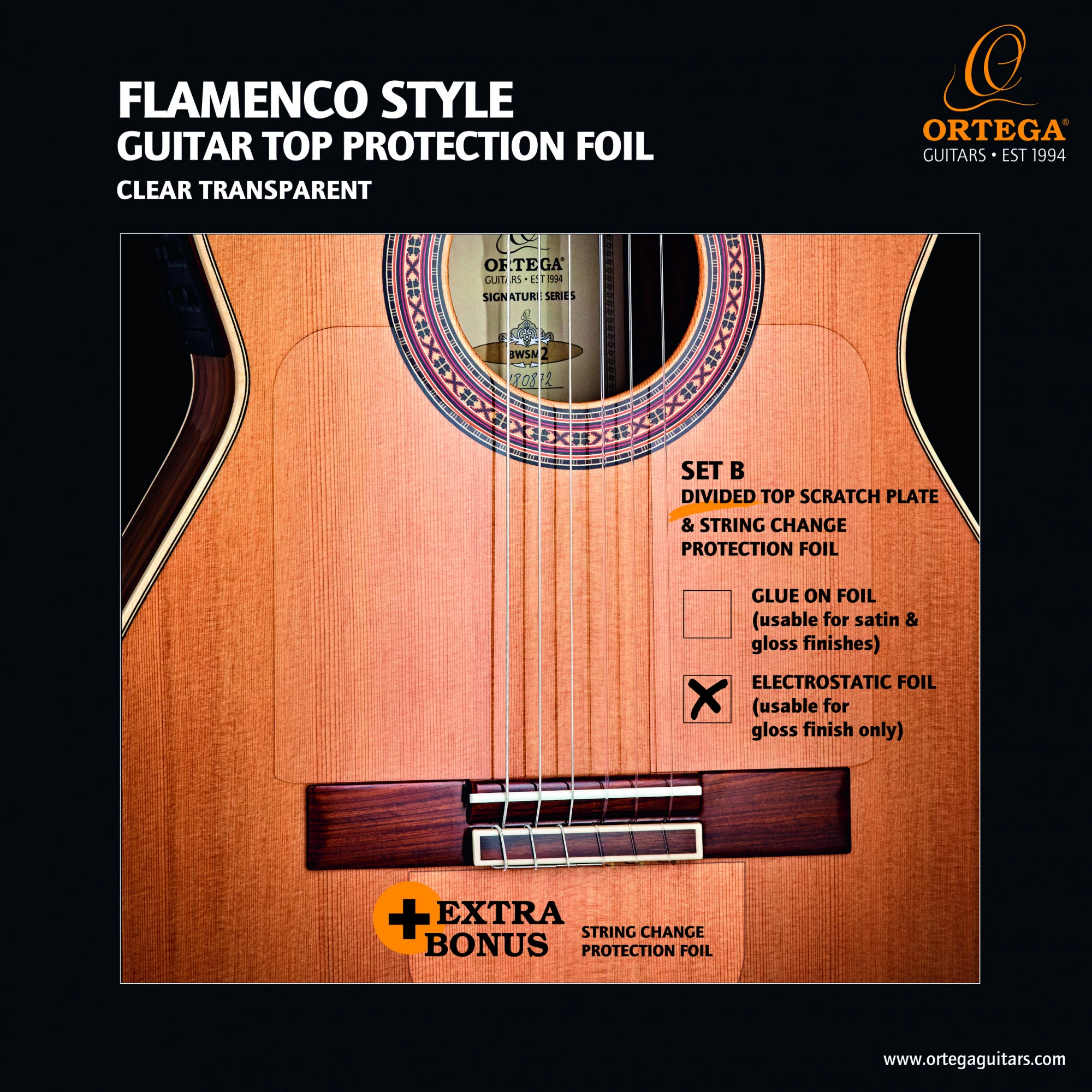 Ortega OERP-FLAM1 Flamenco style Pickguard